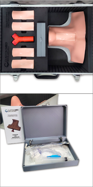 Simulador Treinamento de Cricotireoidostomia